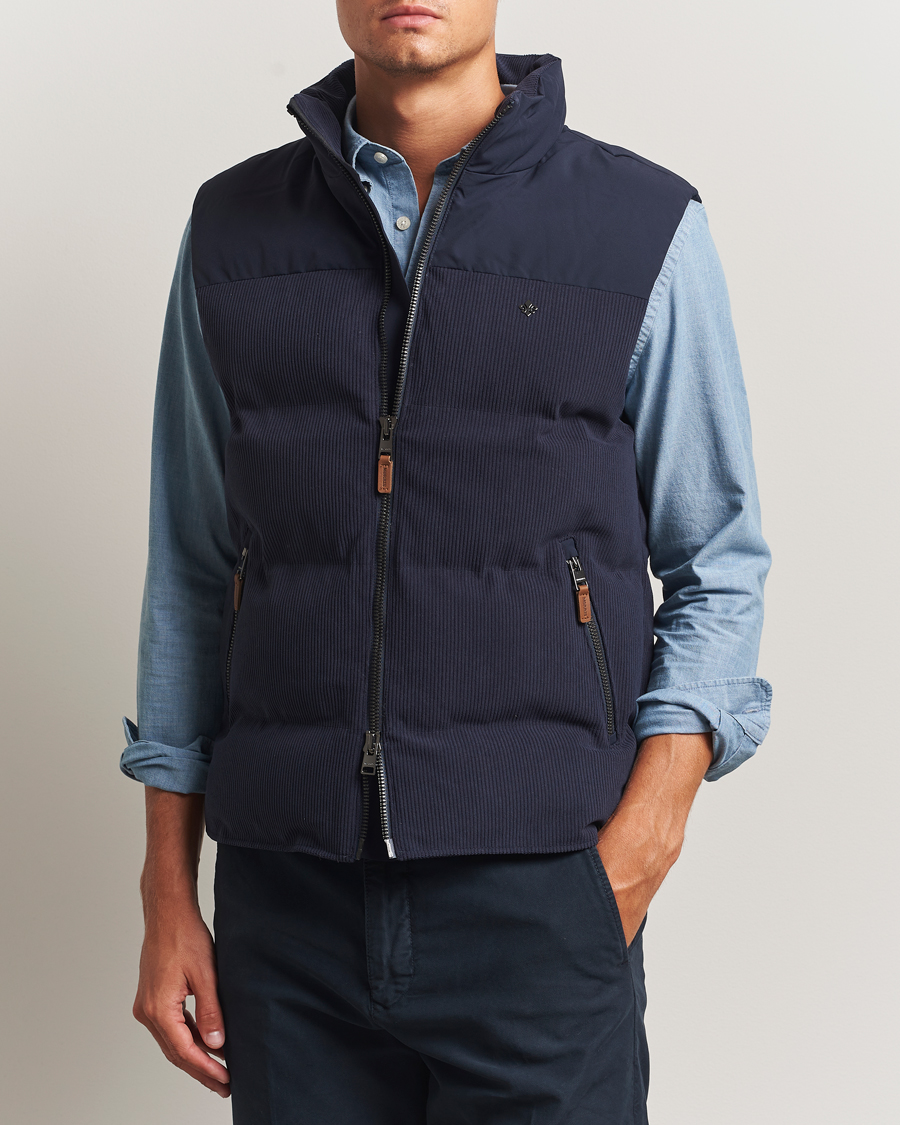 Homme | Gilets | Morris | Catton Puffer Vest Navy