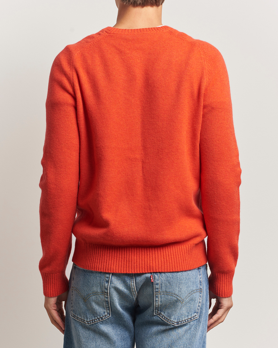 Homme | Pulls Et Tricots | Morris | Hertford Lambswool Merino Crew Neck Red