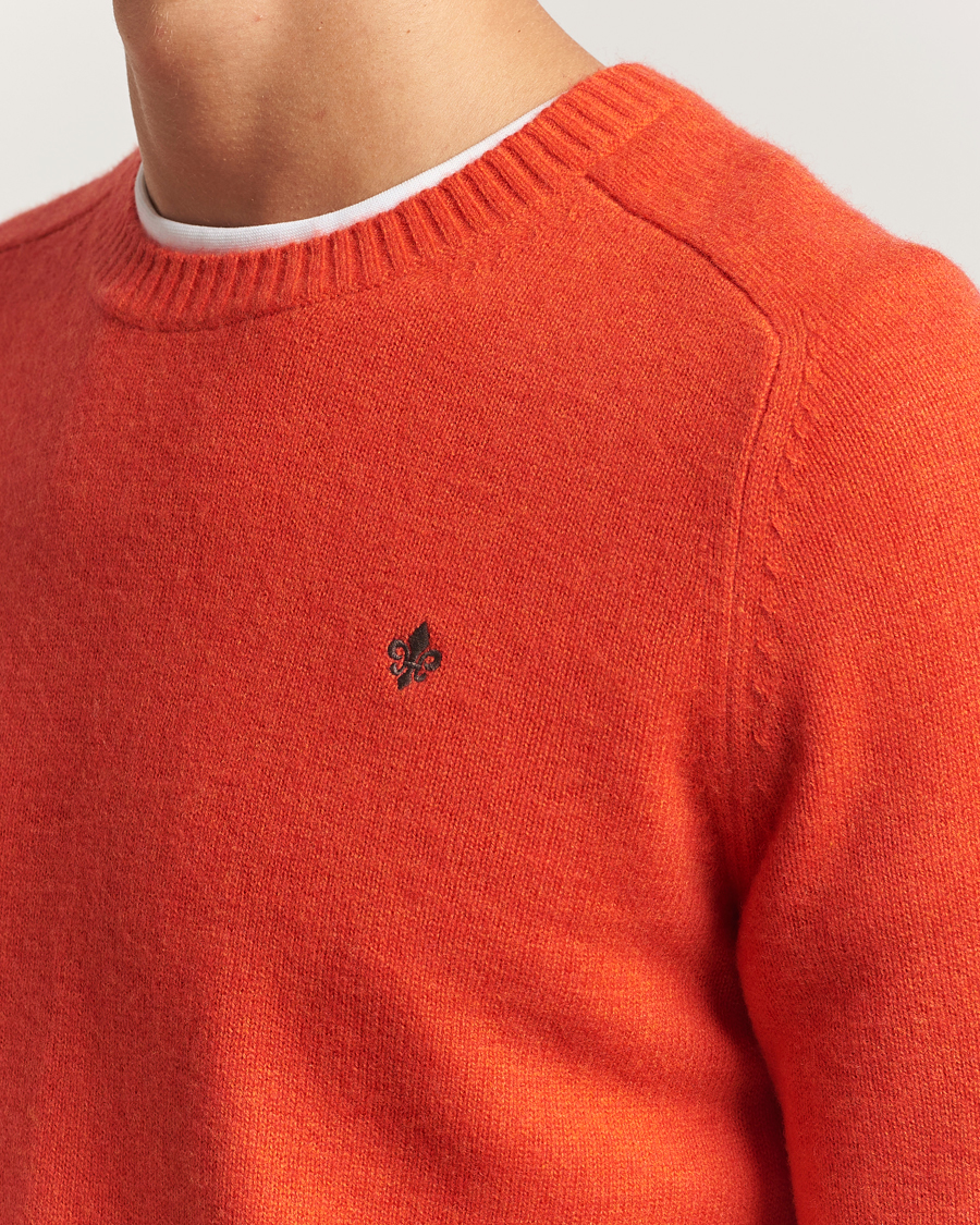 Homme | Pulls Et Tricots | Morris | Hertford Lambswool Merino Crew Neck Red