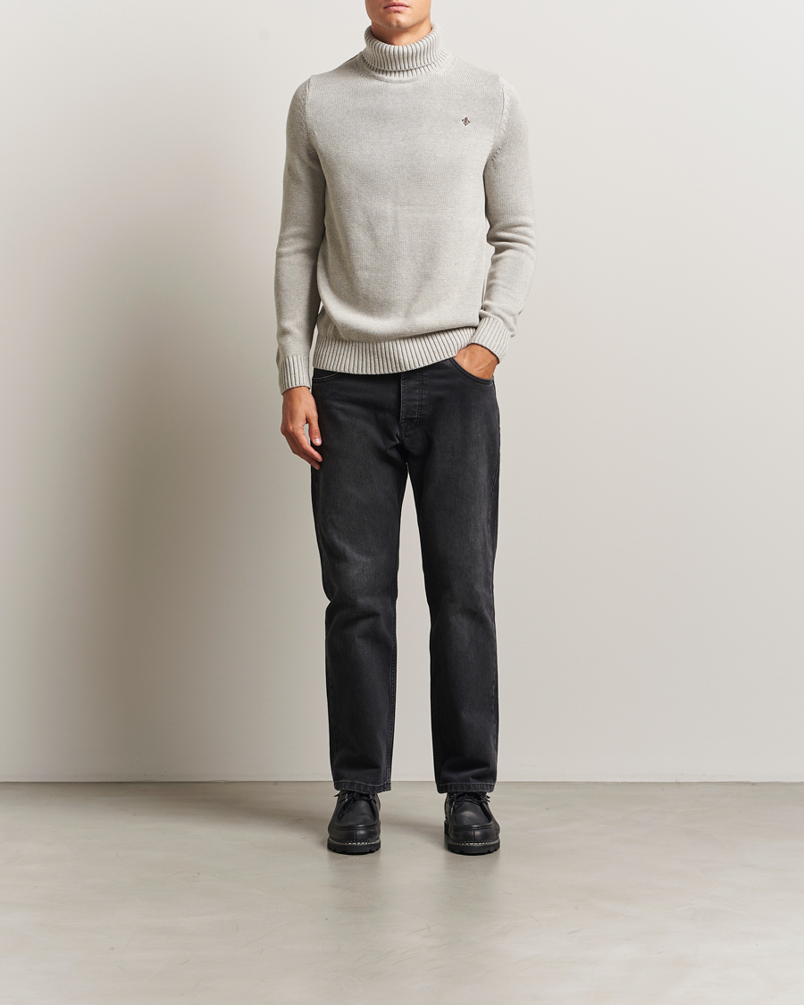 Homme | Pulls Et Tricots | Morris | Howard Roller Neck Khaki