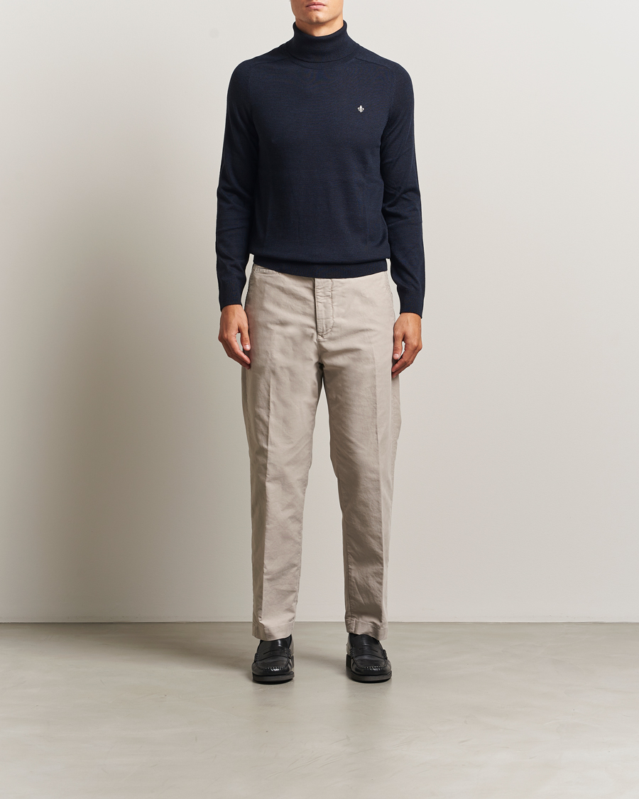 Homme | Pulls Et Tricots | Morris | Merino Roller Neck Navy