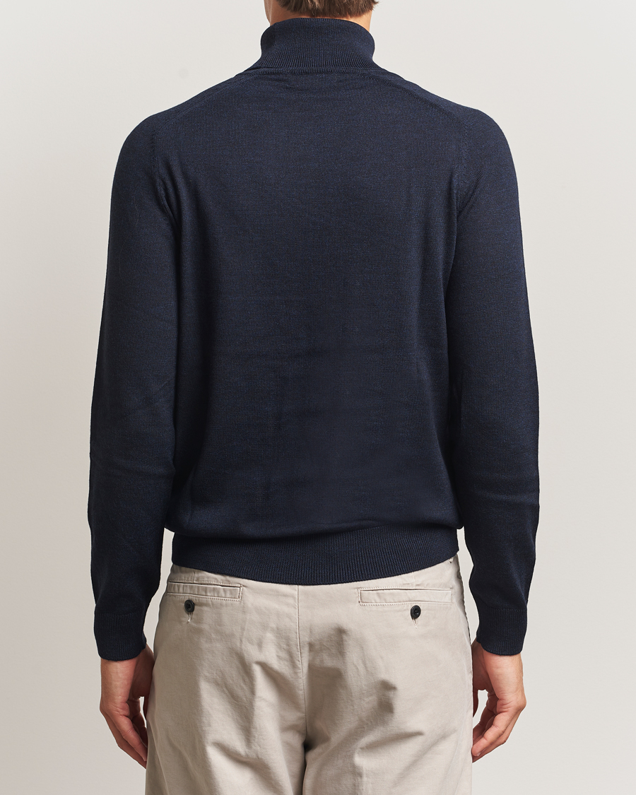 Homme | Pulls Et Tricots | Morris | Merino Roller Neck Navy