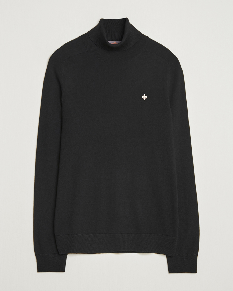 Heren | Truien | Morris | Merino Roller Neck Black