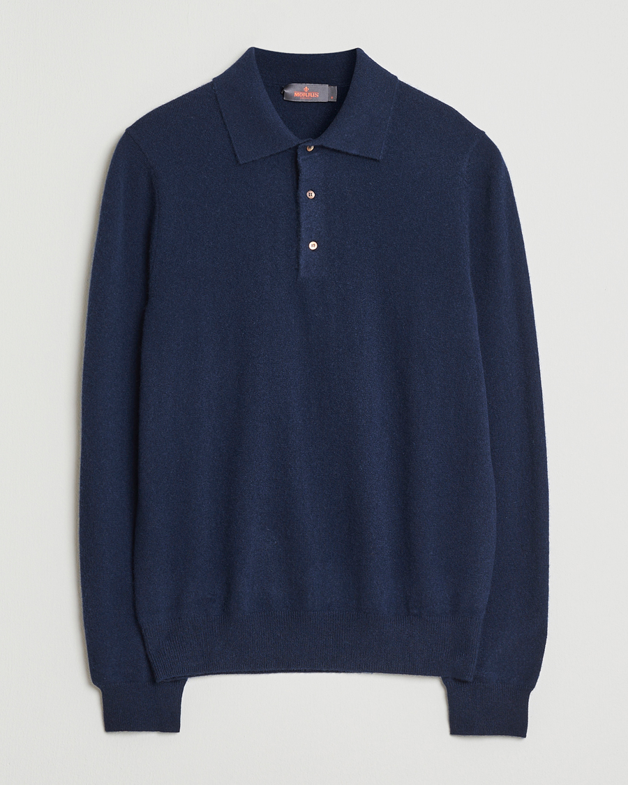 Homme | Pulls Et Tricots | Morris | Cashmere Polo Neck Navy