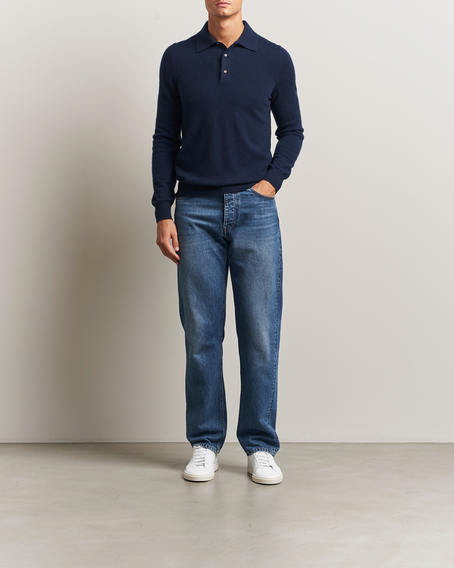 Homme | Pulls Et Tricots | Morris | Cashmere Polo Neck Navy