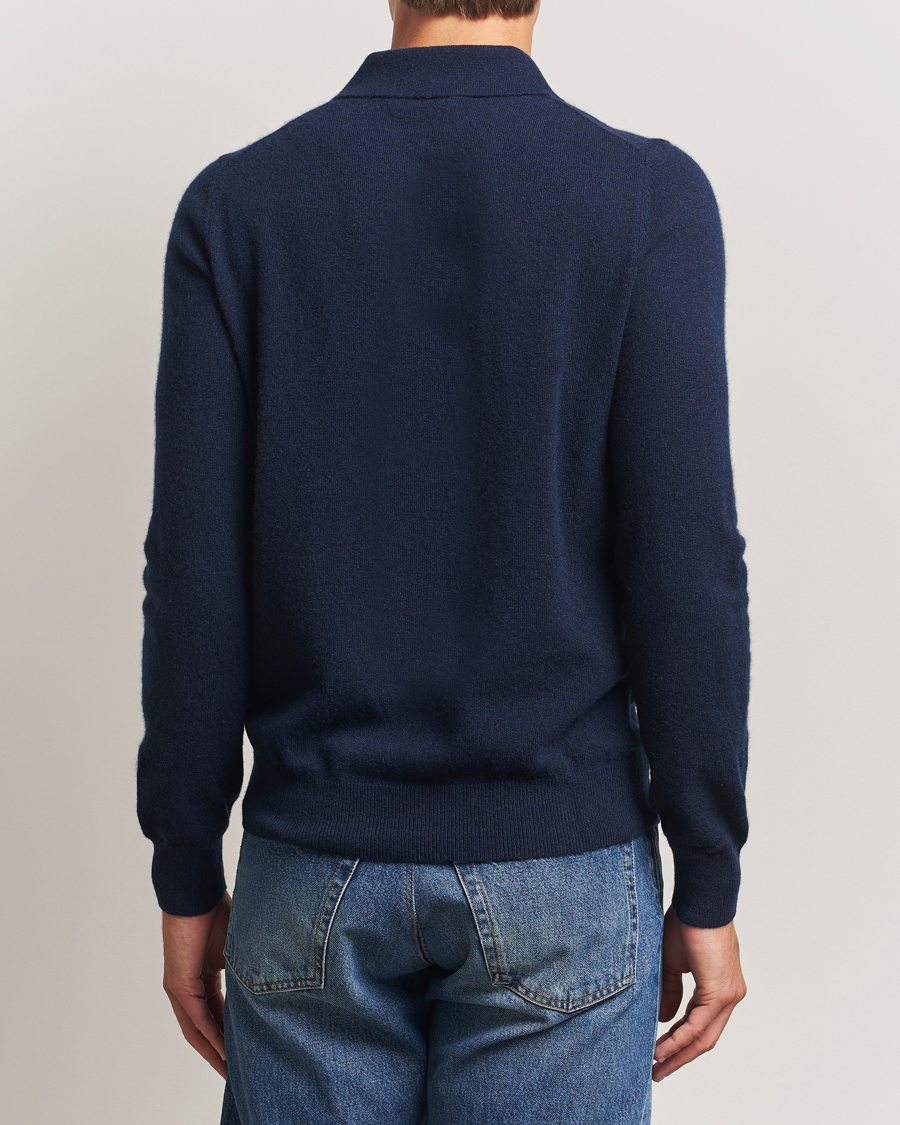 Homme | Pulls Et Tricots | Morris | Cashmere Polo Neck Navy