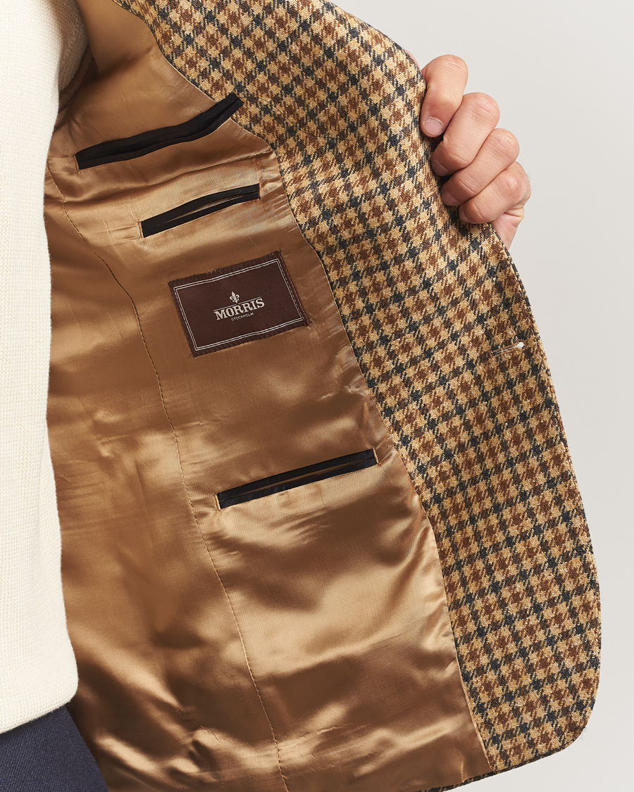 Homme | Blazers | Morris | Wool Sport Check Jacket Brown