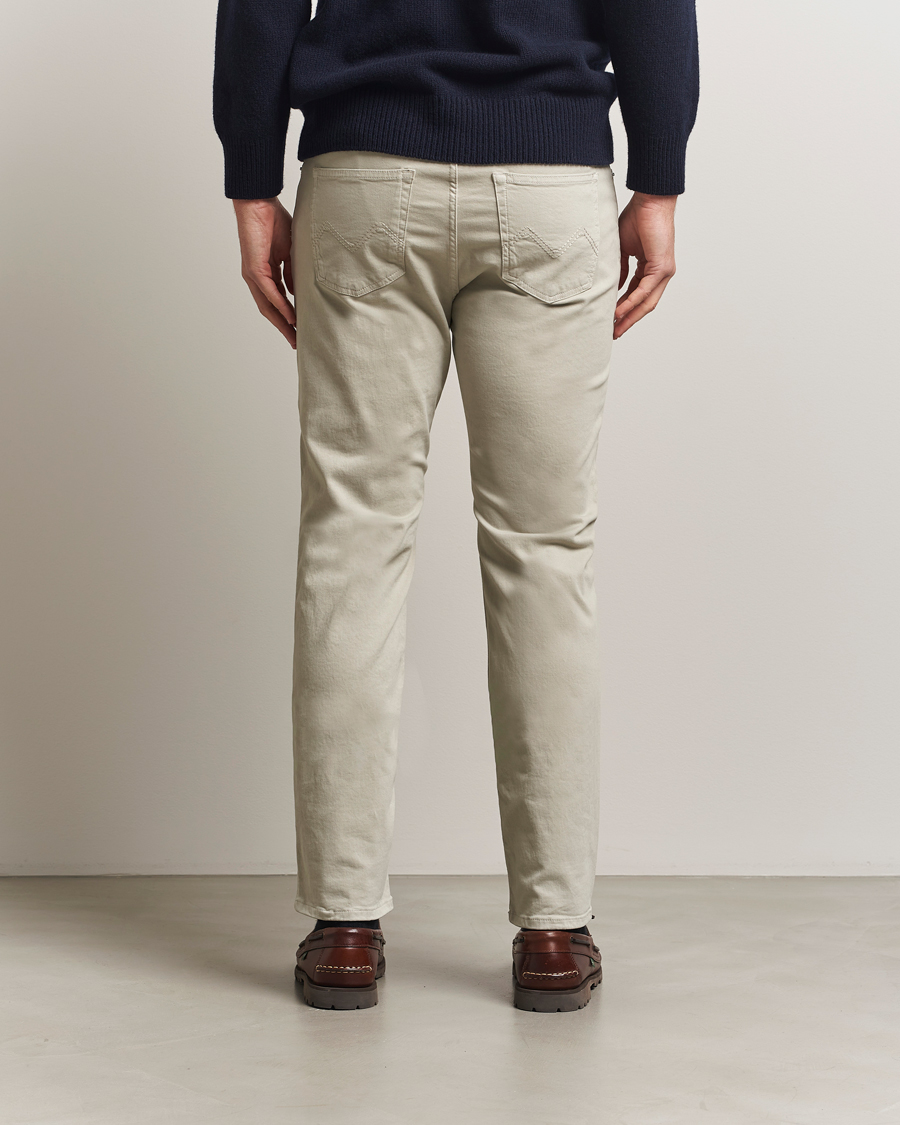 Heren | Broeken | Morris | James Brushed 5-Pocket Pants Khaki