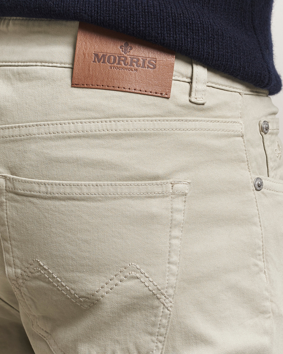 Homme | Pantalons | Morris | James Brushed 5-Pocket Pants Khaki