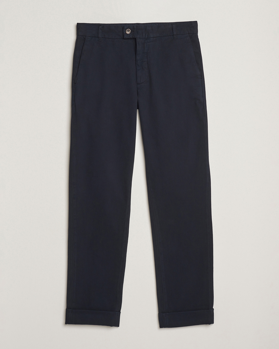 Heren | Broeken | Morris | Jack Soft Twill Trousers Blue