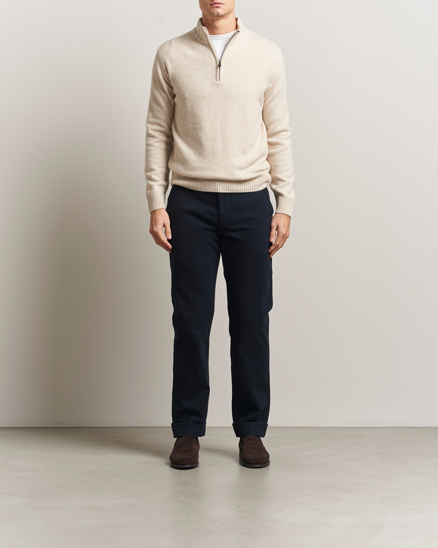 Heren | Broeken | Morris | Jack Soft Twill Trousers Blue