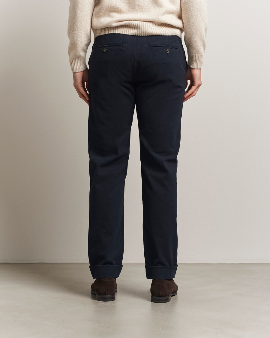 Heren | Broeken | Morris | Jack Soft Twill Trousers Blue