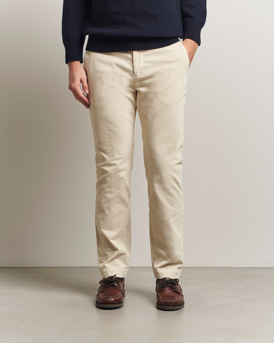 Heren | Broeken | Morris | Jeffrey Cord Chinos Off White