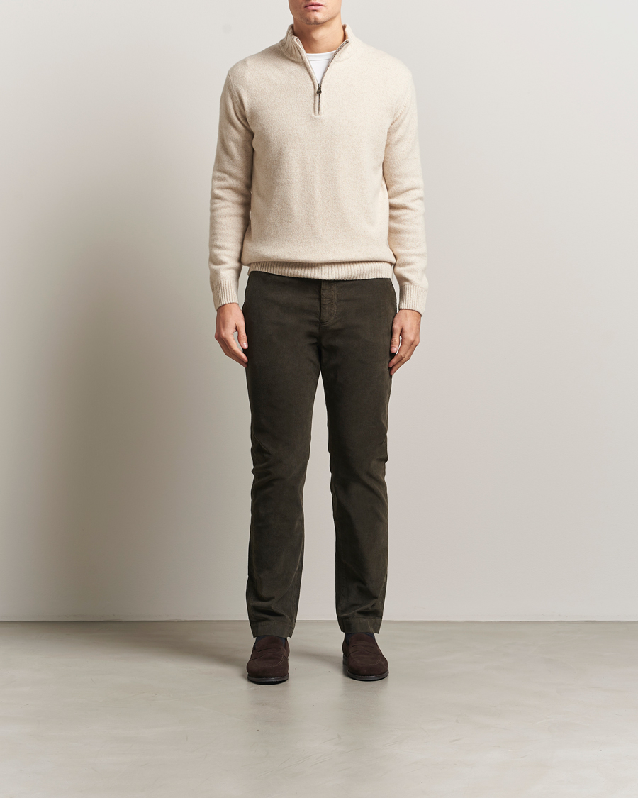 Heren | Broeken | Morris | Jeffrey Cord Chinos Olive