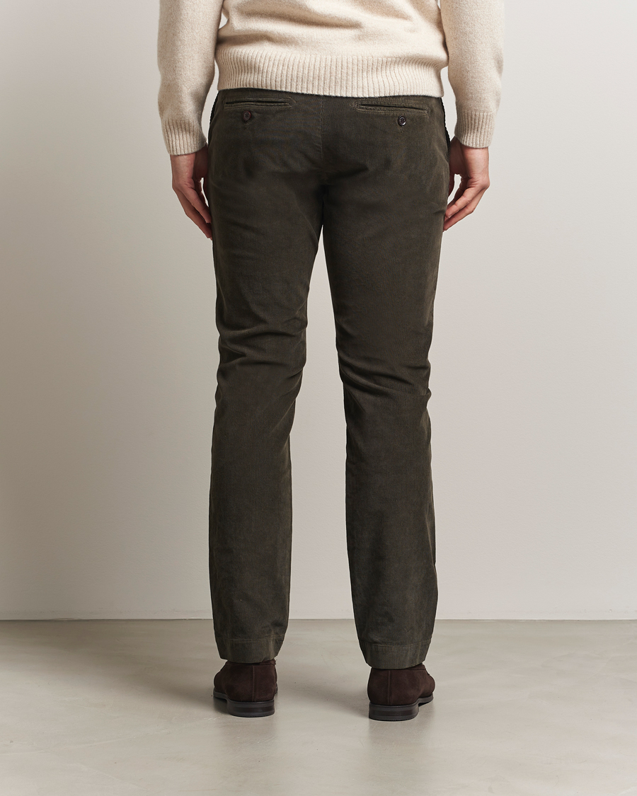 Heren | Broeken | Morris | Jeffrey Cord Chinos Olive