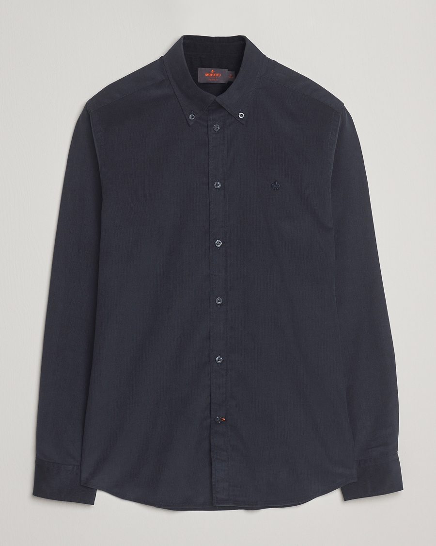 Heren | Overhemden | Morris | Douglas Corduroy Shirt Navy