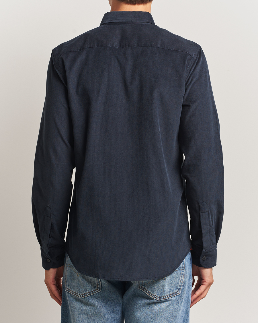 Heren | Overhemden | Morris | Douglas Corduroy Shirt Navy