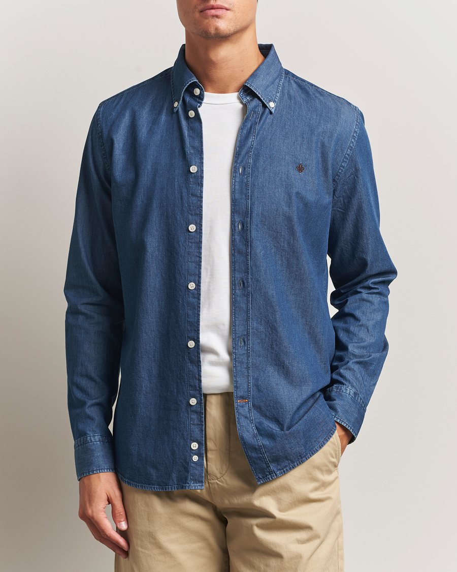 Homme | Chemises | Morris | Light Denim Shirt Blue