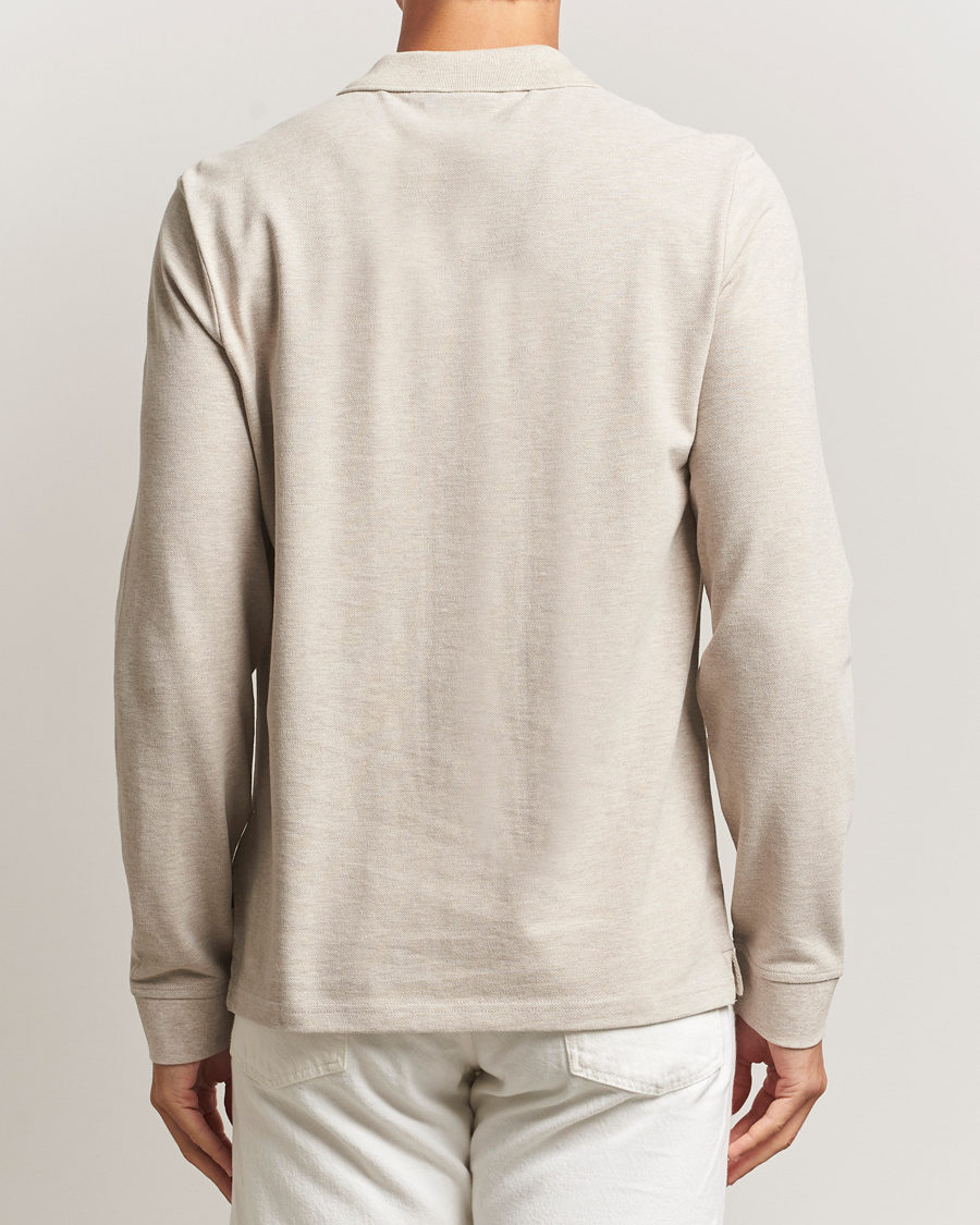 Heren | Truien | Morris | Camden Long Sleeve Polo Shirt Khaki