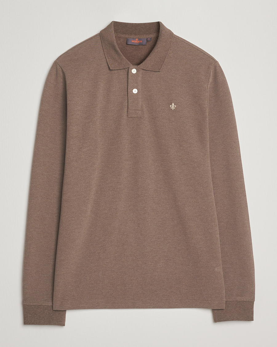 Homme | Pulls Et Tricots | Morris | Camden Long Sleeve Polo Brown