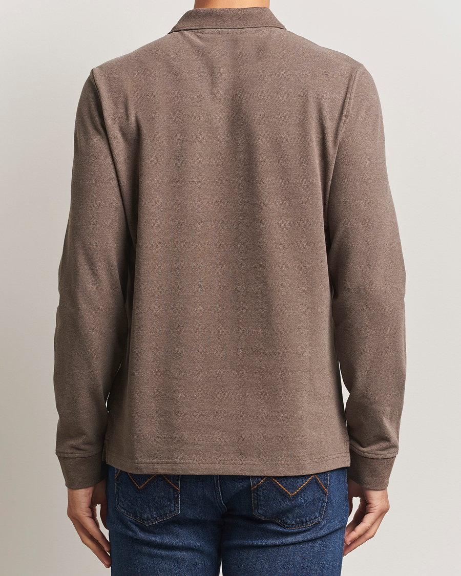 Homme | Pulls Et Tricots | Morris | Camden Long Sleeve Polo Brown