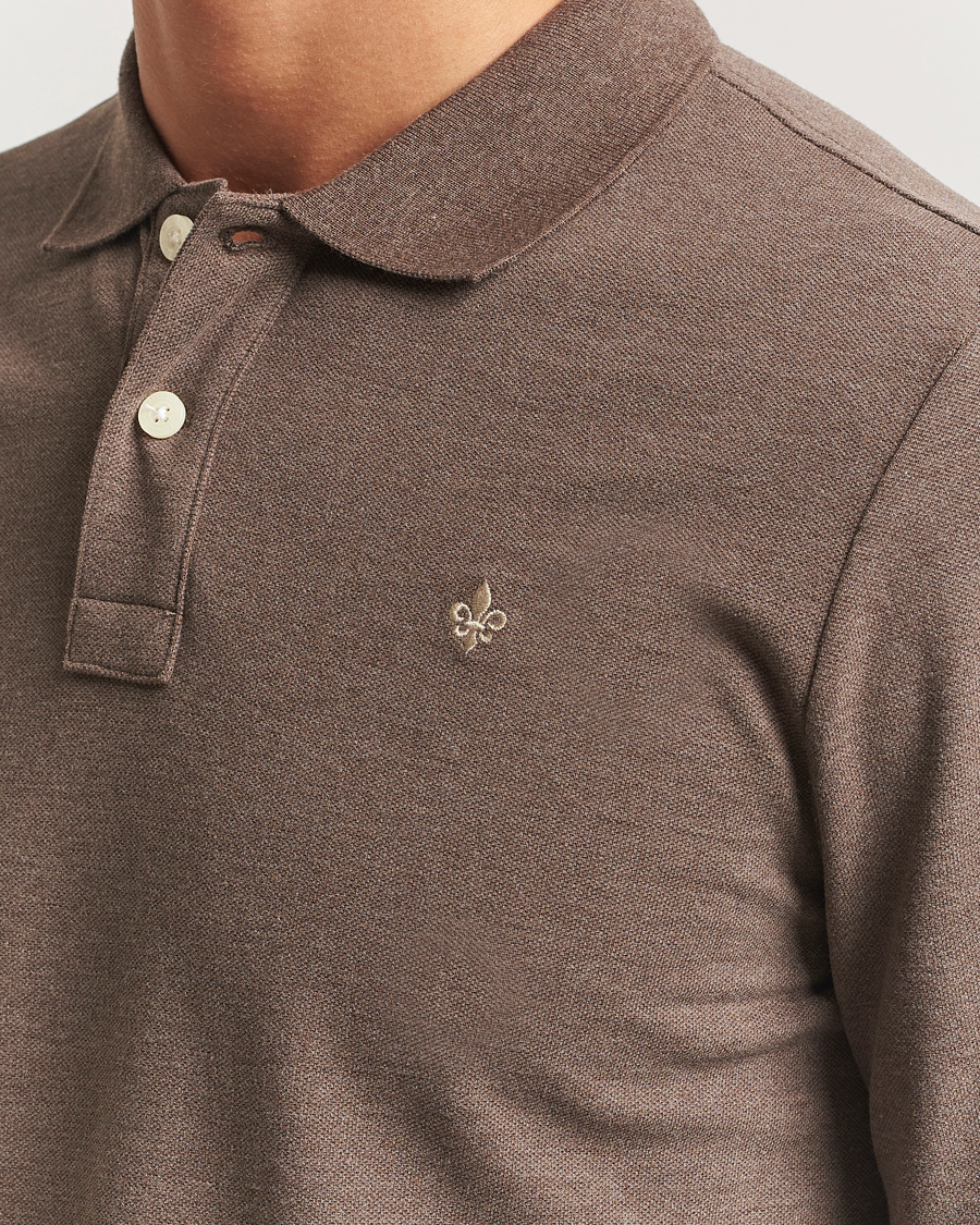 Homme | Pulls Et Tricots | Morris | Camden Long Sleeve Polo Brown
