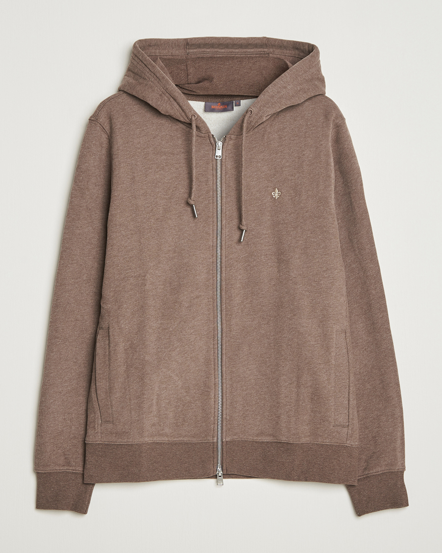Homme | Pulls Et Tricots | Morris | Brandon Lily Full Zip Hoodie Brown