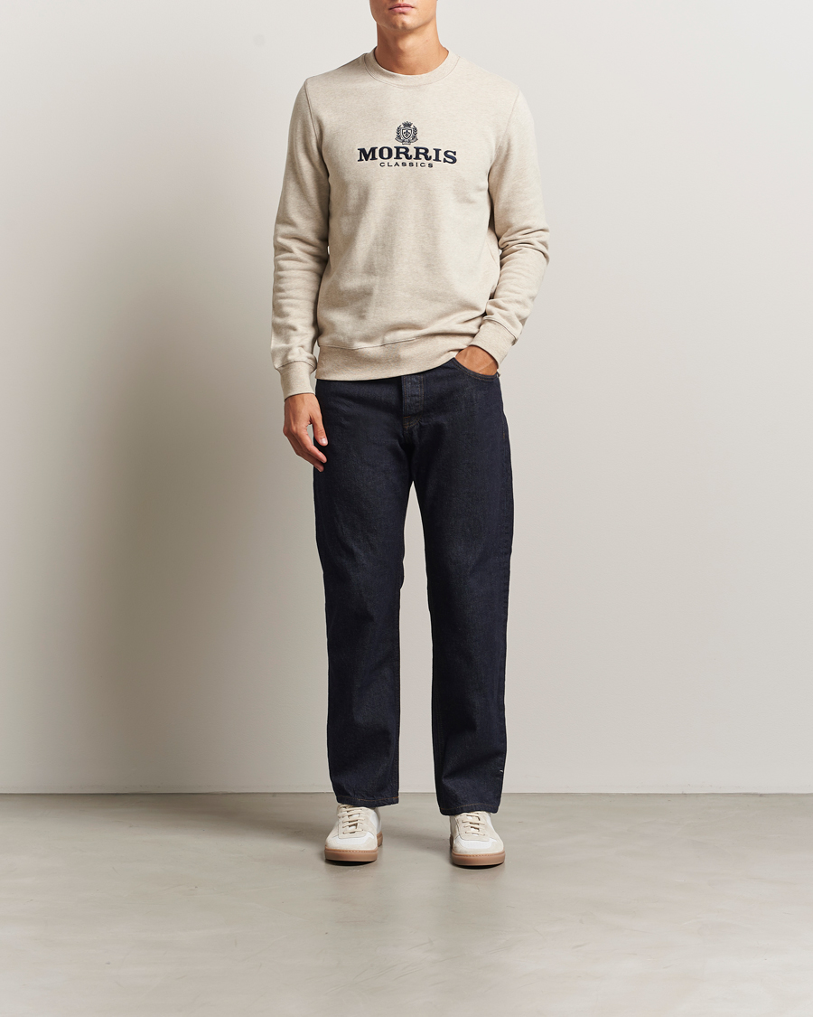 Heren | Truien | Morris | Brian Sweatshirt Khaki