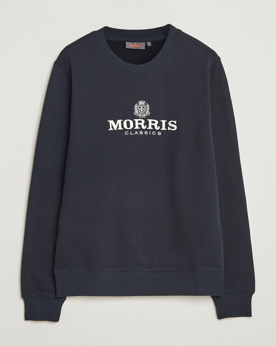 Heren | Truien | Morris | Brian Sweatshirt Old Blue