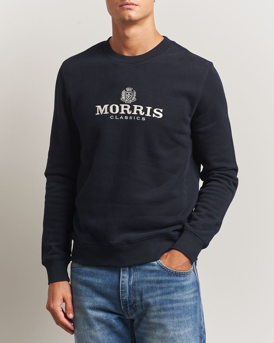 Heren | Truien | Morris | Brian Sweatshirt Old Blue
