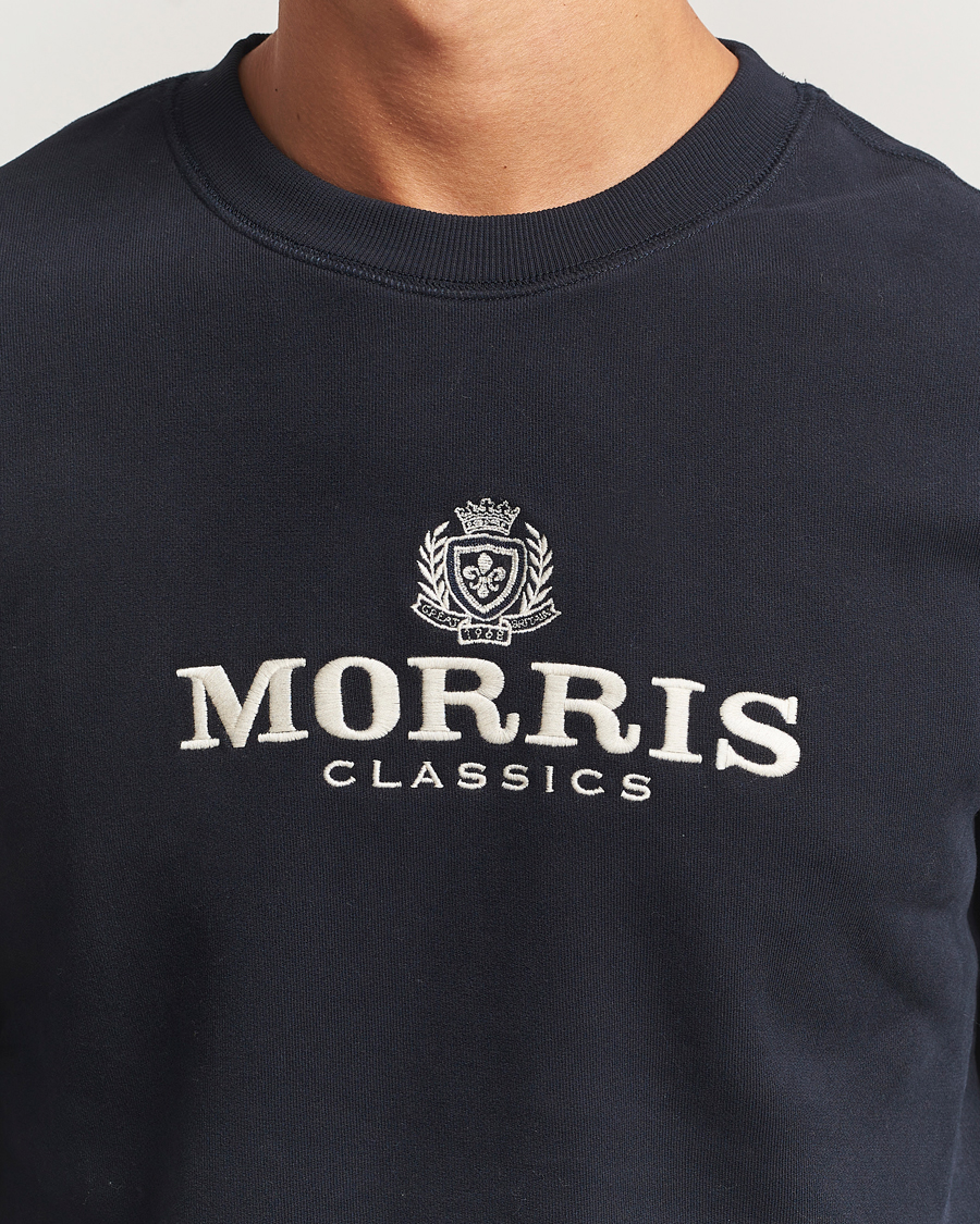 Heren | Truien | Morris | Brian Sweatshirt Old Blue