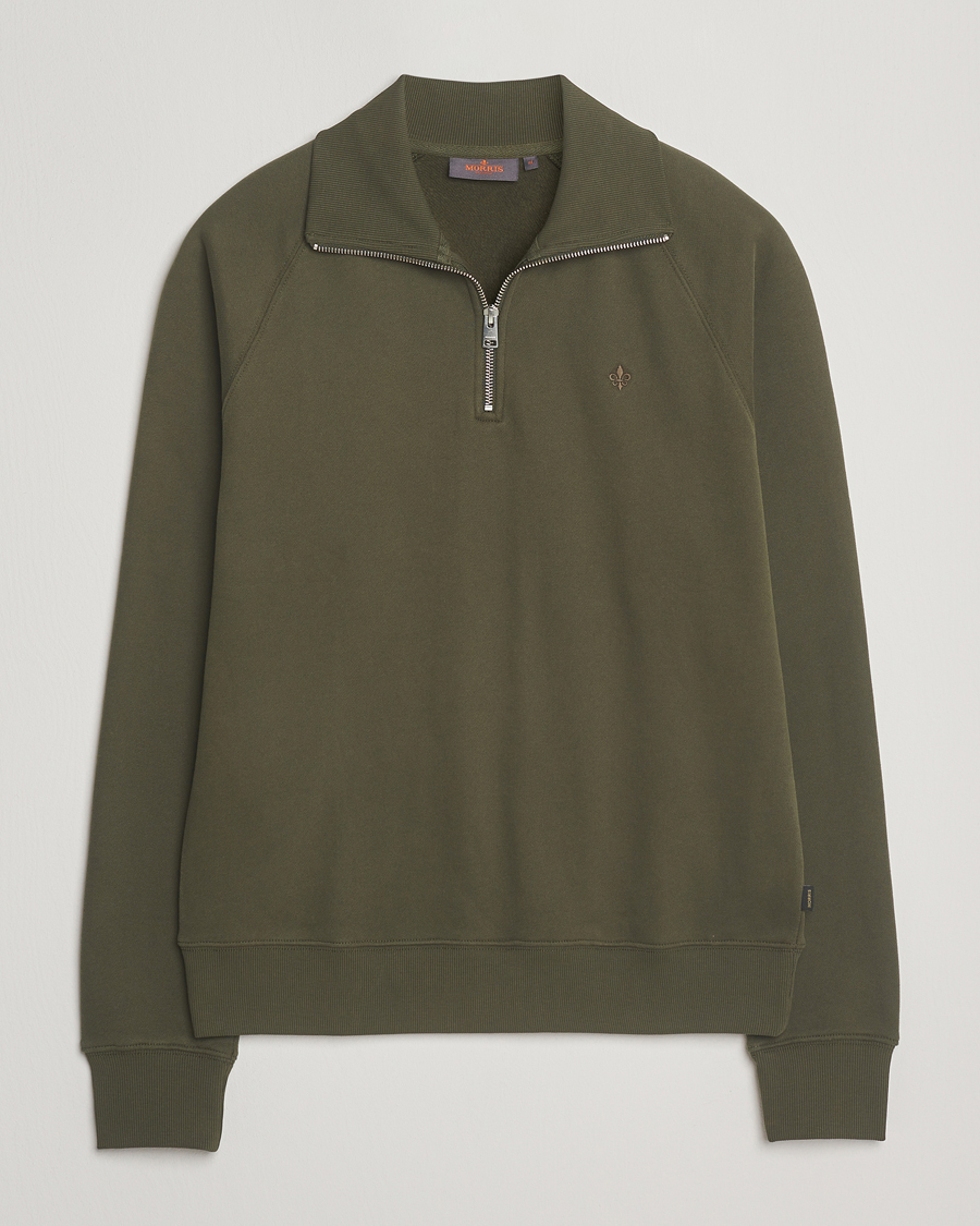 Homme | Pulls Et Tricots | Morris | Maryon Half Zip Sweatshirt Olive