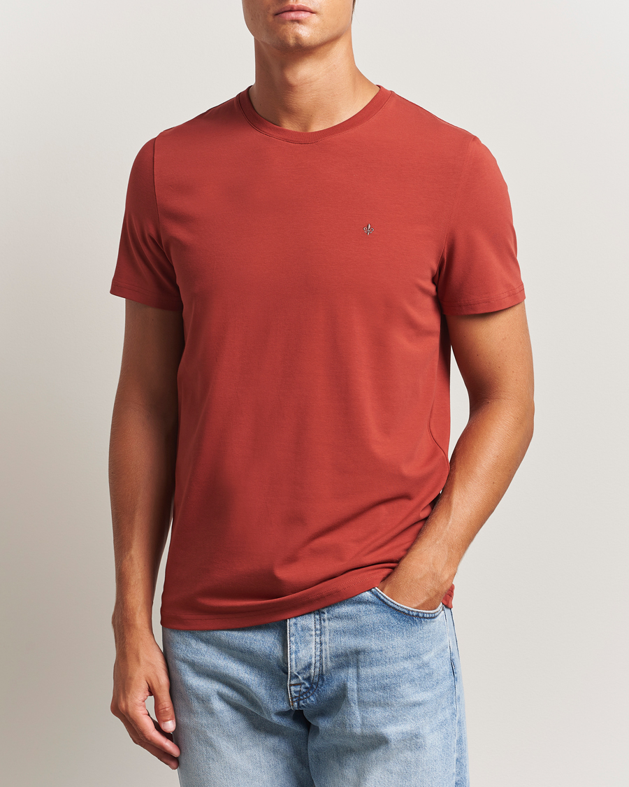 Homme | T-shirts | Morris | James Crew Neck T-Shirt Red