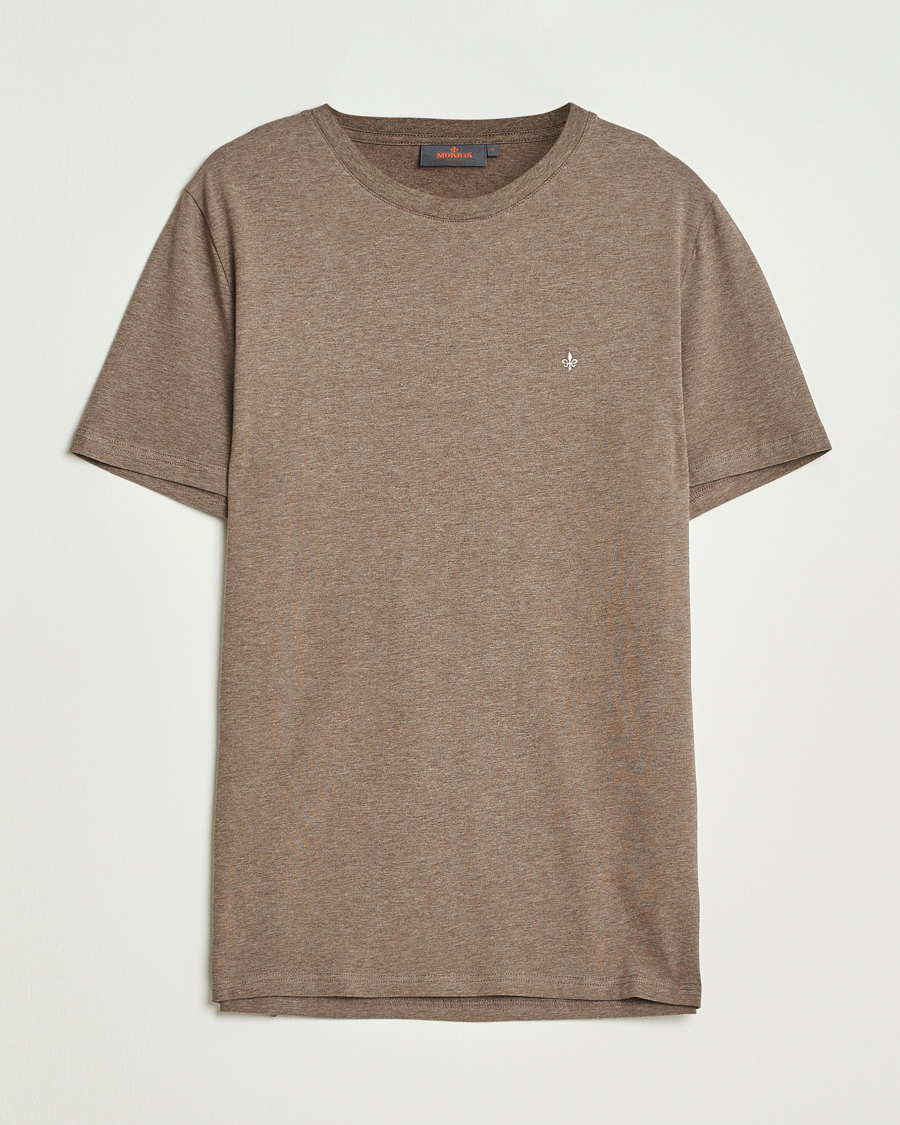 Homme | T-shirts | Morris | James Crew Neck T-Shirt Brown