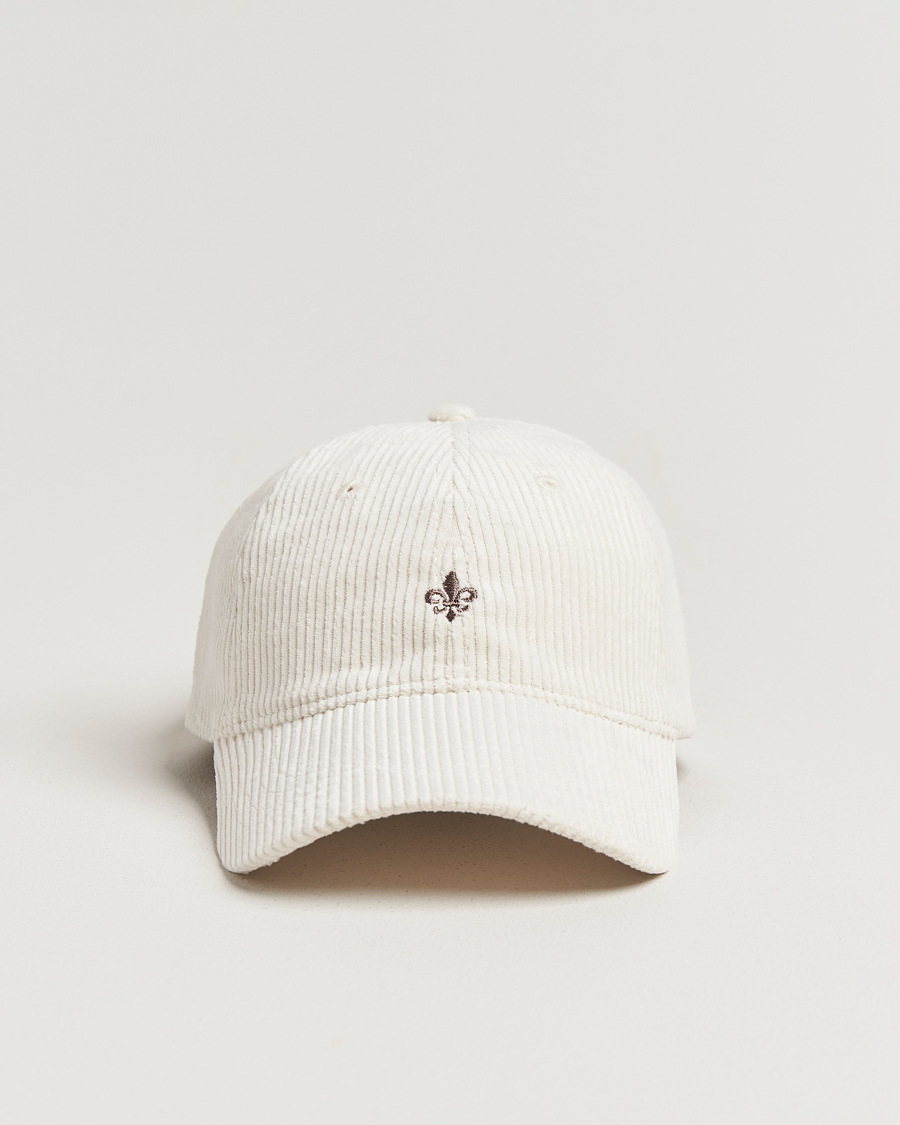 Heren | Hoeden en petten | Morris | Lily Corduroy Cap Off White