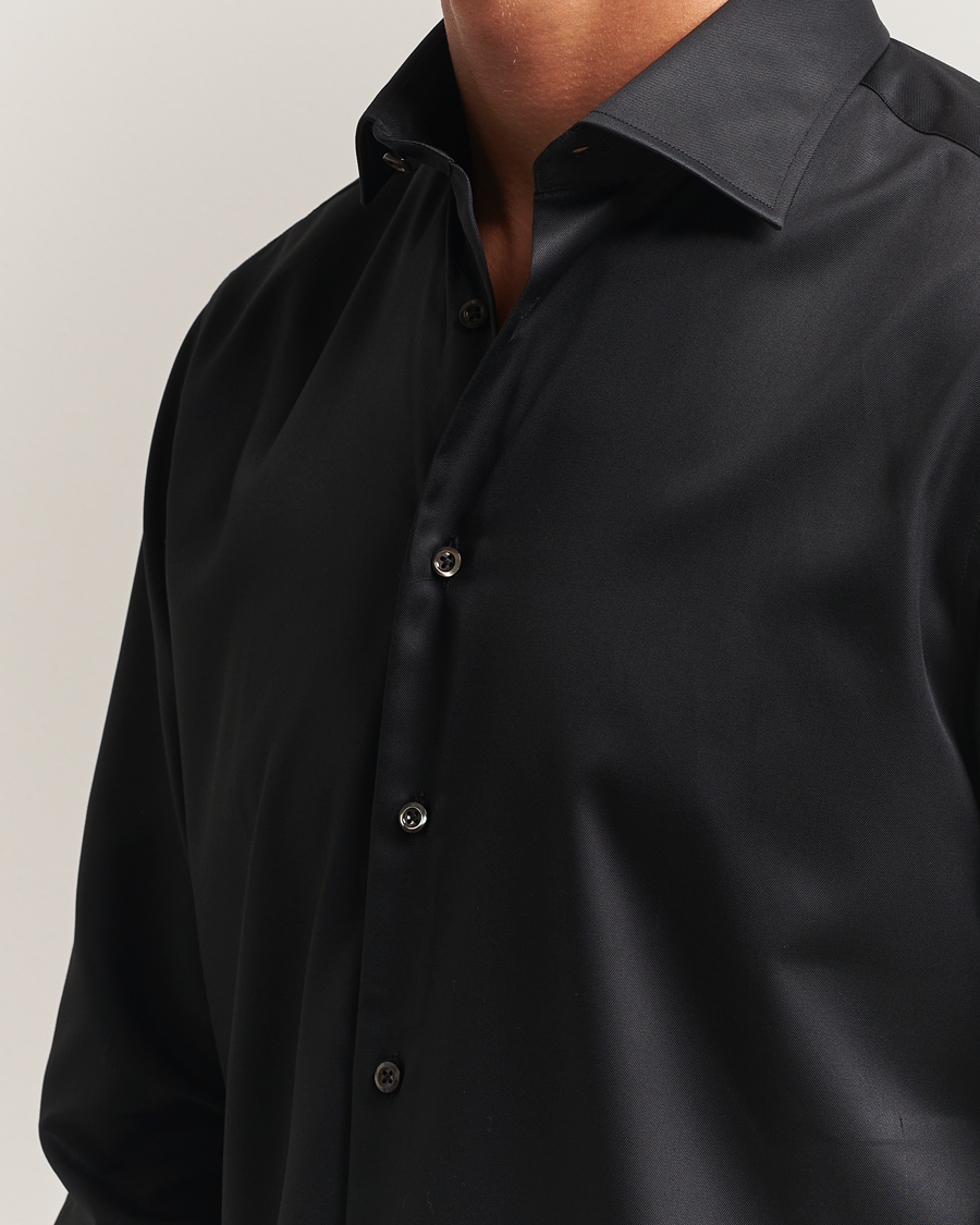 Heren | Overhemden | Stenströms | Regular Fit Shirt Black