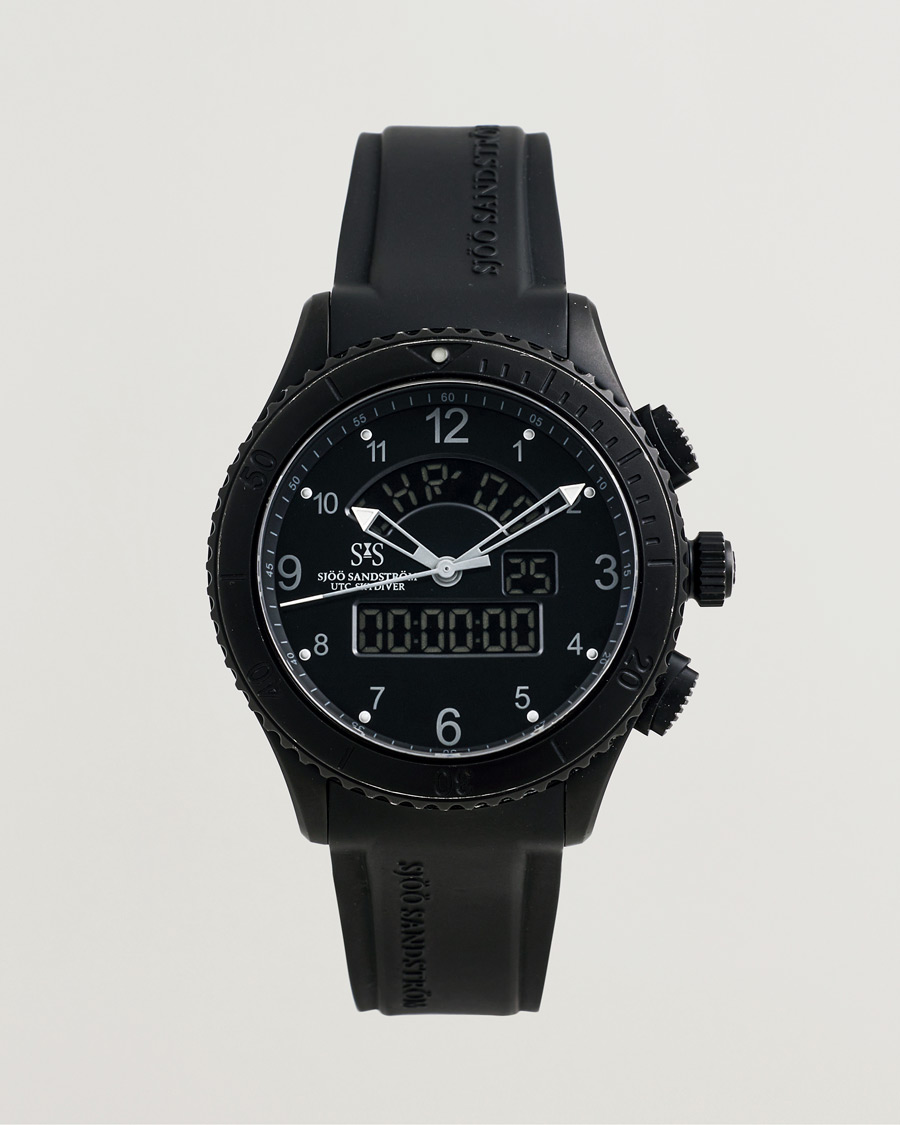Homme | Pre-Owned & Vintage Watches | Sjöö Sandström Pre-Owned | Skydiver UTC Black