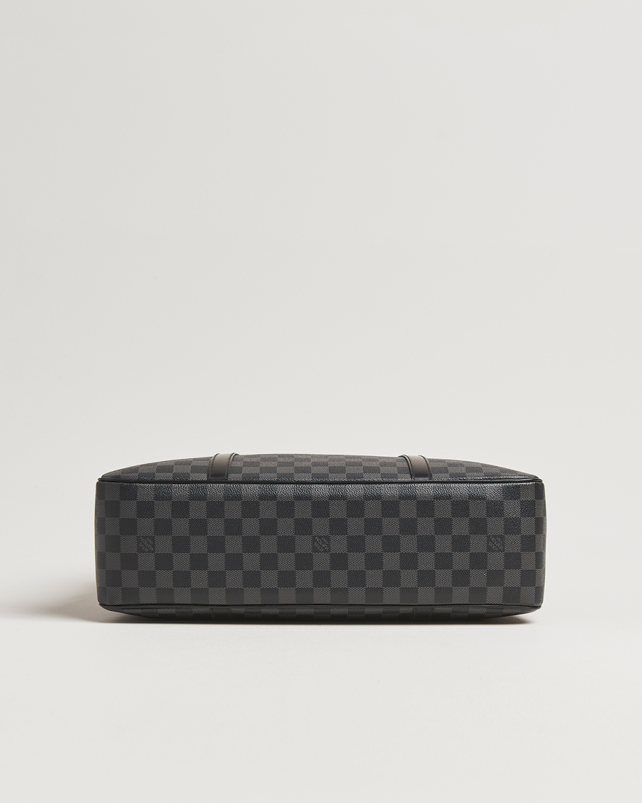 Homme | Pre-Owned & Vintage Bags | Louis Vuitton Pre-Owned | Jorn Briefcase Damier Graphite