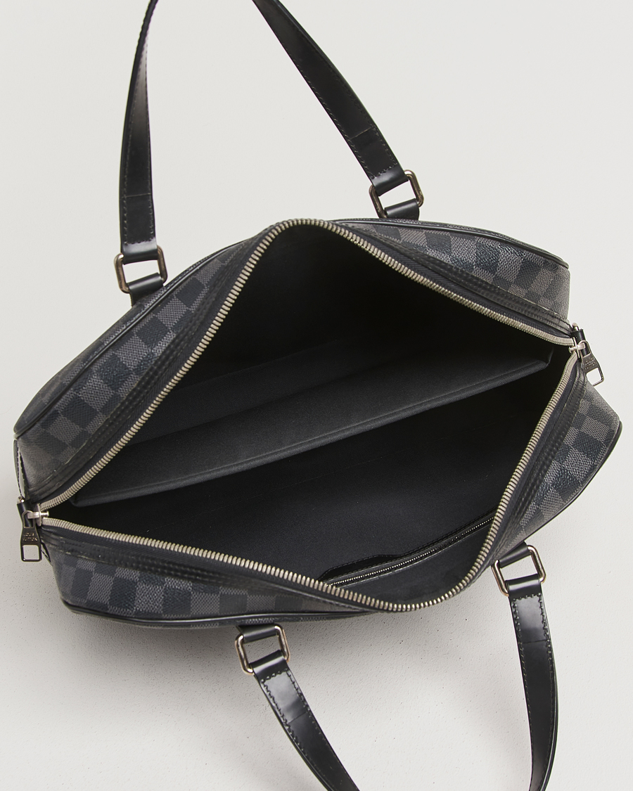 Homme | Pre-Owned & Vintage Bags | Louis Vuitton Pre-Owned | Jorn Briefcase Damier Graphite