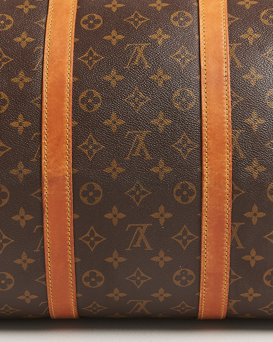 Heren | Pre-Owned & Vintage Bags | Louis Vuitton Pre-Owned | Keepall Bandoulière 55 Monogram