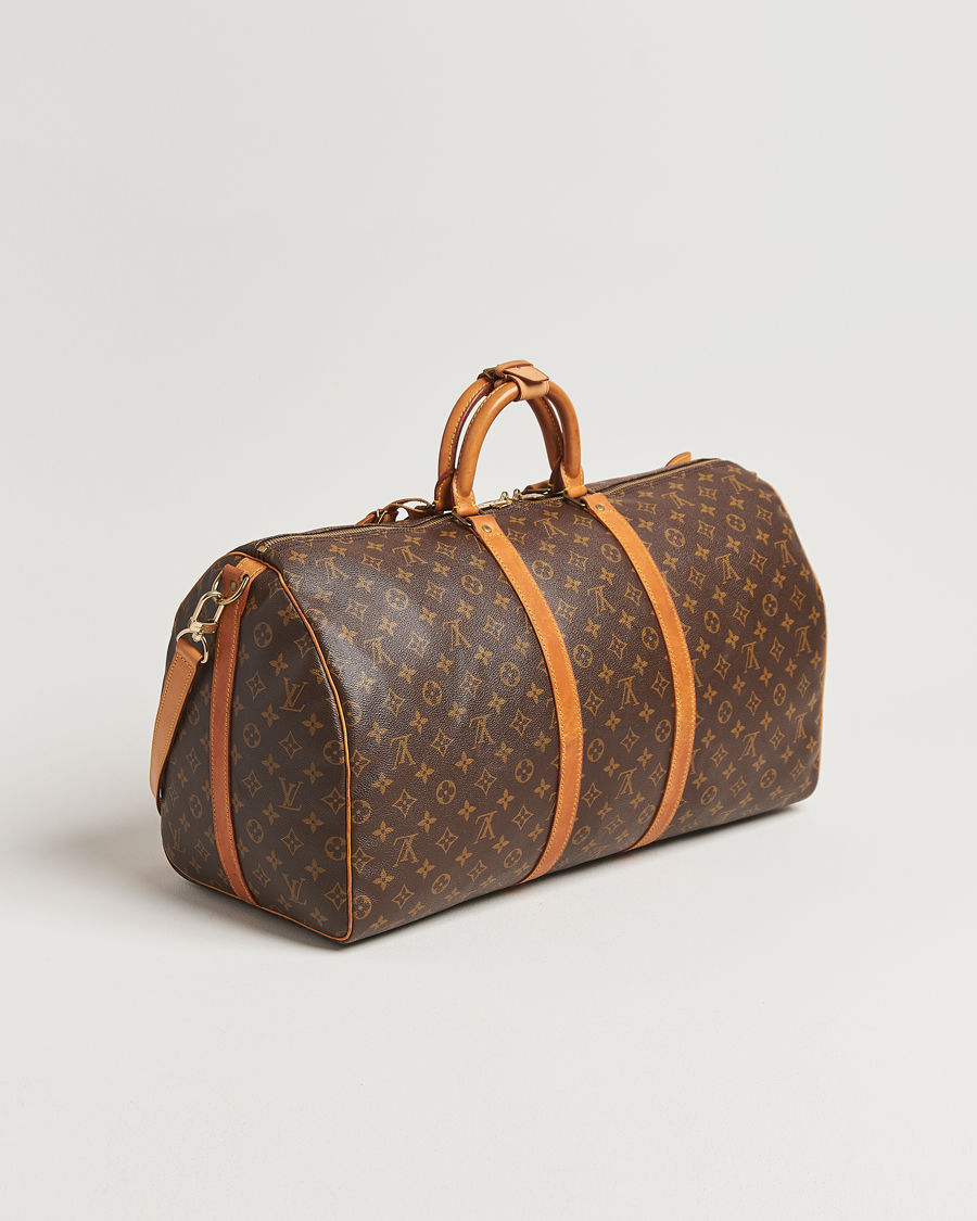 Heren | Pre-Owned & Vintage Bags | Louis Vuitton Pre-Owned | Keepall Bandoulière 55 Monogram