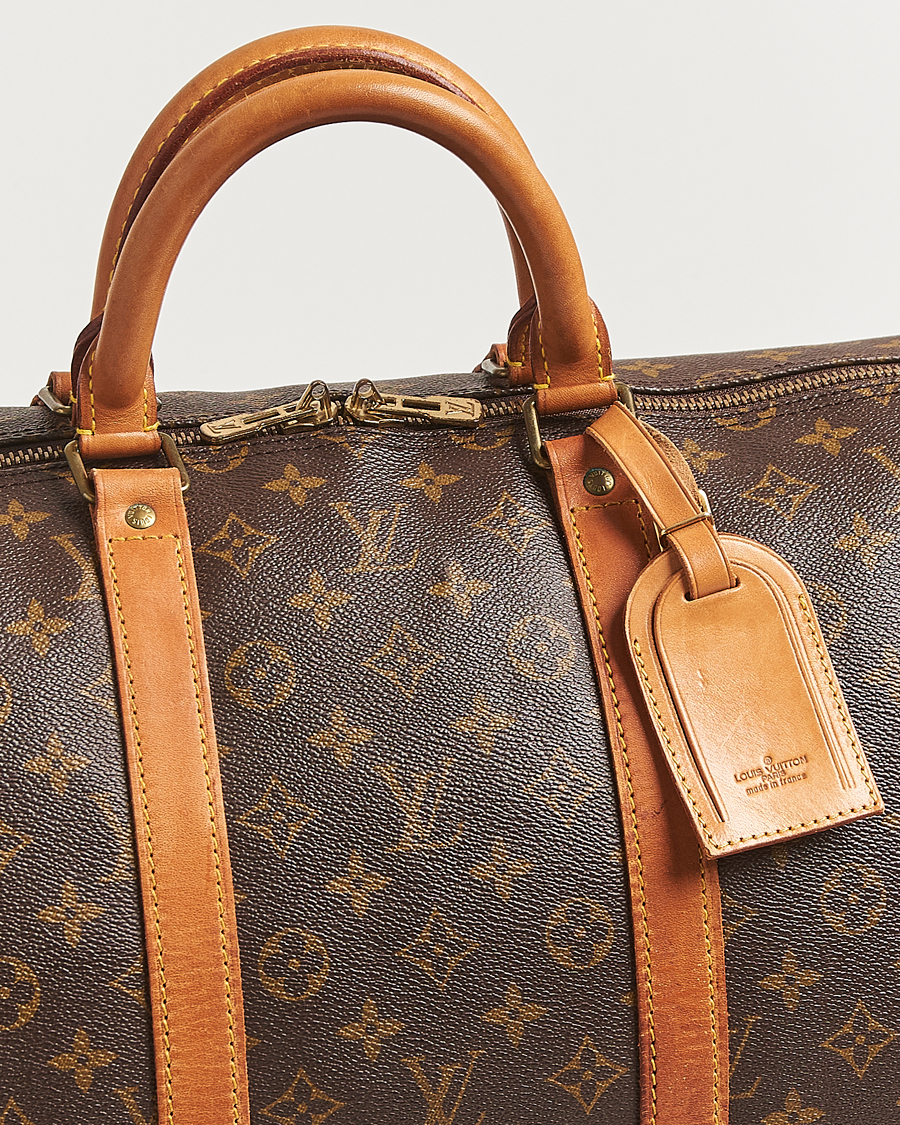 Heren | Pre-Owned & Vintage Bags | Louis Vuitton Pre-Owned | Keepall Bandoulière 55 Monogram