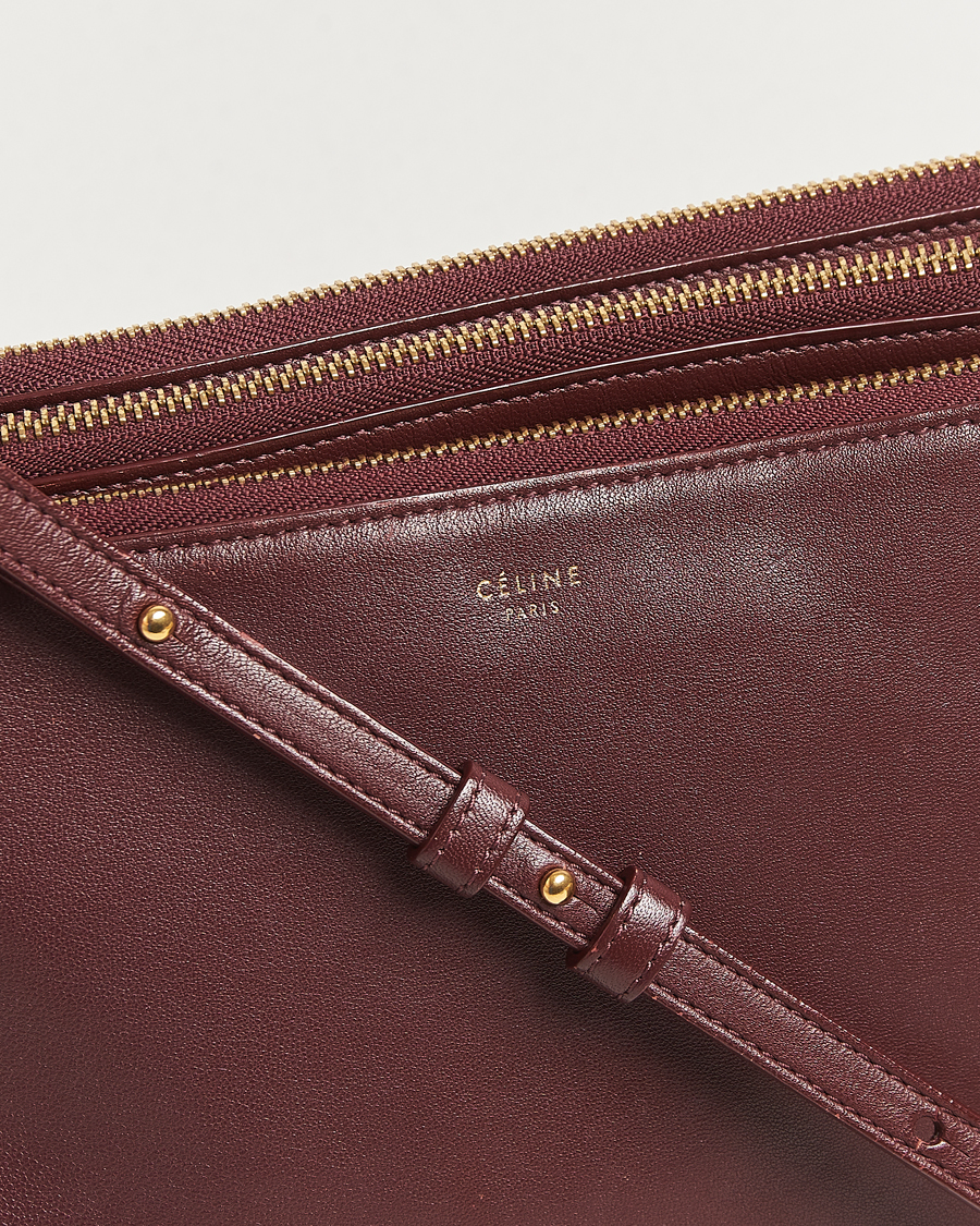 Homme | Gifts for Her | Celine Pre-Owned | Trio Bag Medium Bordeaux