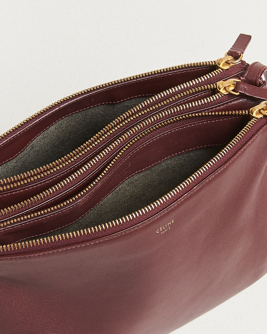 Homme | Gifts for Her | Celine Pre-Owned | Trio Bag Medium Bordeaux