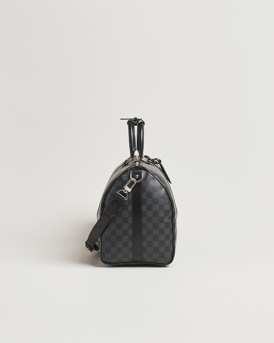 Heren | Pre-Owned & Vintage Bags | Louis Vuitton Pre-Owned | Keepall Bandoulière 45 Damier Graphite