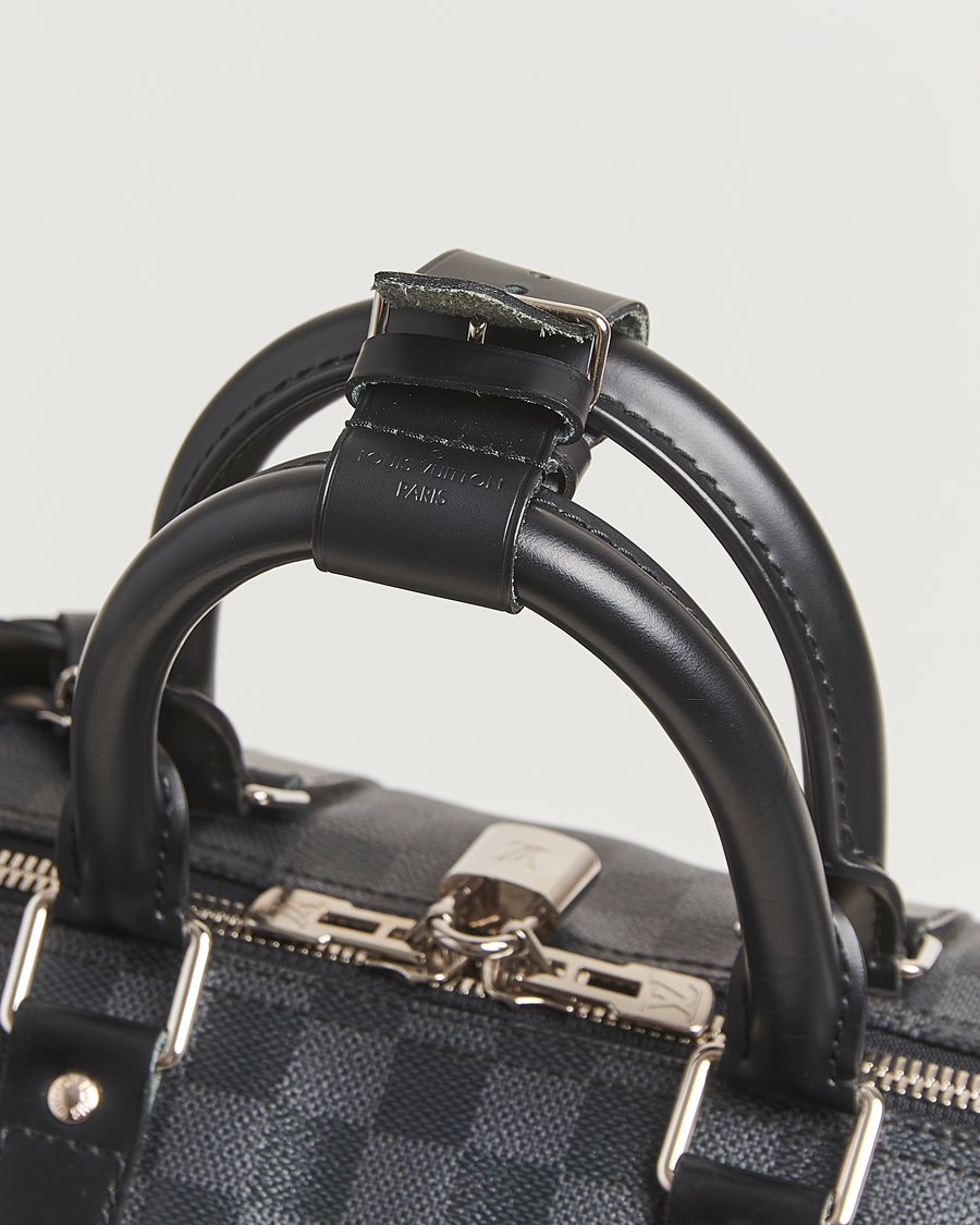 Heren | Pre-Owned & Vintage Bags | Louis Vuitton Pre-Owned | Keepall Bandoulière 45 Damier Graphite