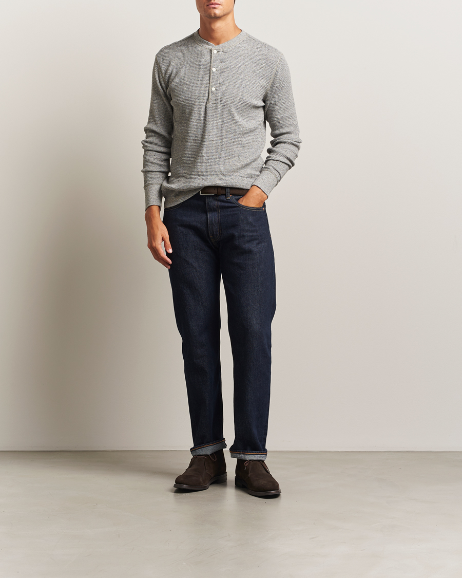 Homme | Pulls Et Tricots | RRL | Long Sleeve Henley Grey