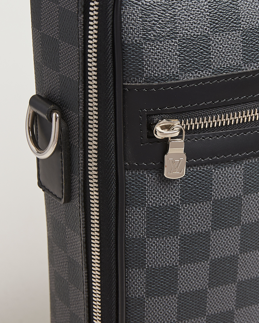 Heren | Pre-Owned & Vintage Bags | Louis Vuitton Pre-Owned | Steve Briefcase Damier Graphite