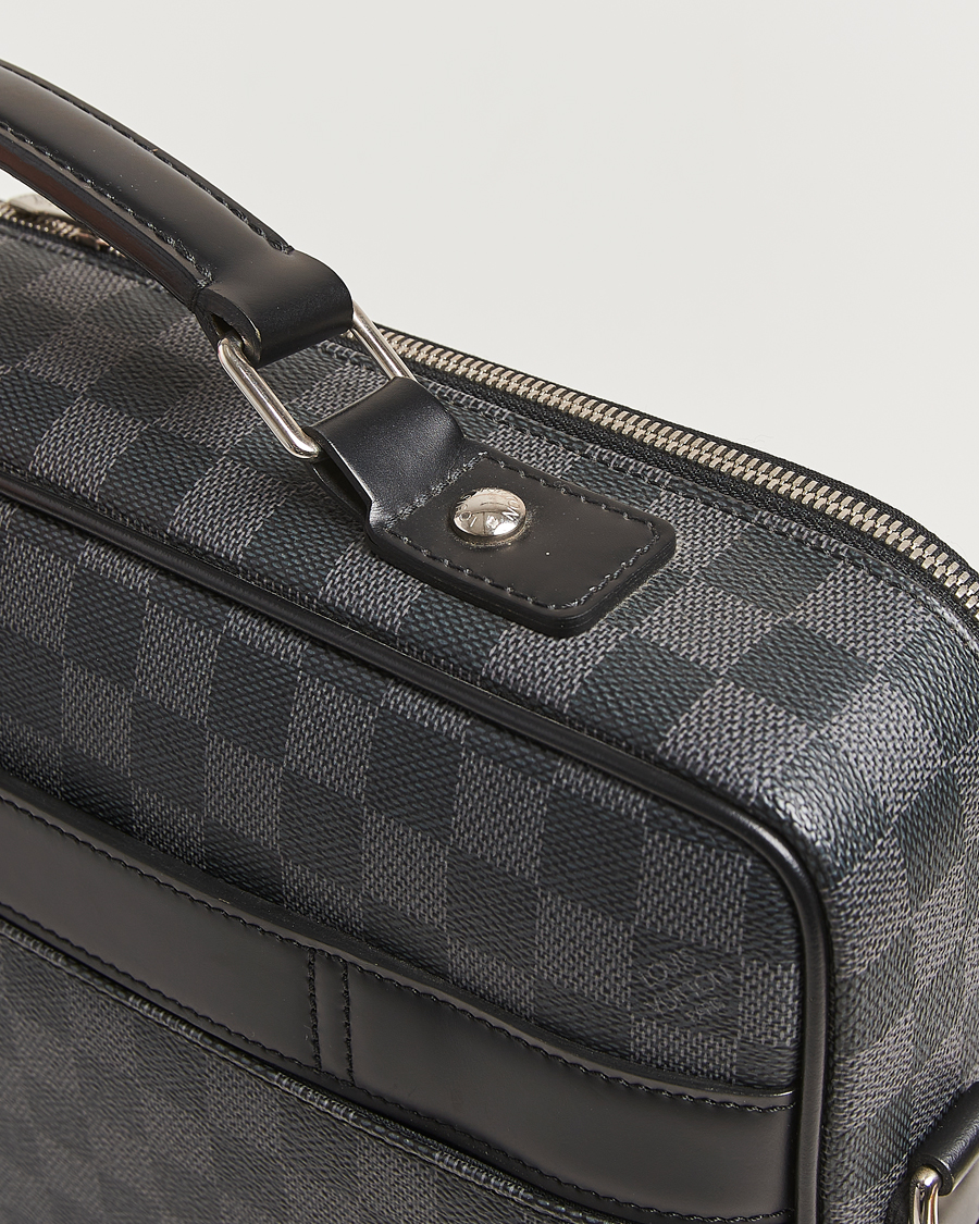 Heren | Pre-Owned & Vintage Bags | Louis Vuitton Pre-Owned | Steve Briefcase Damier Graphite