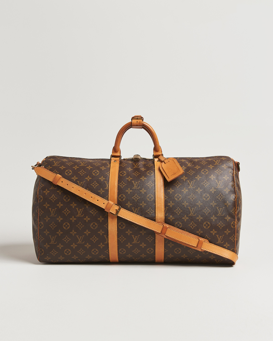 Heren | Pre-Owned & Vintage Bags | Louis Vuitton Pre-Owned | Keepall Bandoulière 55 Monogram